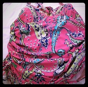 Plus size full bra tankini top